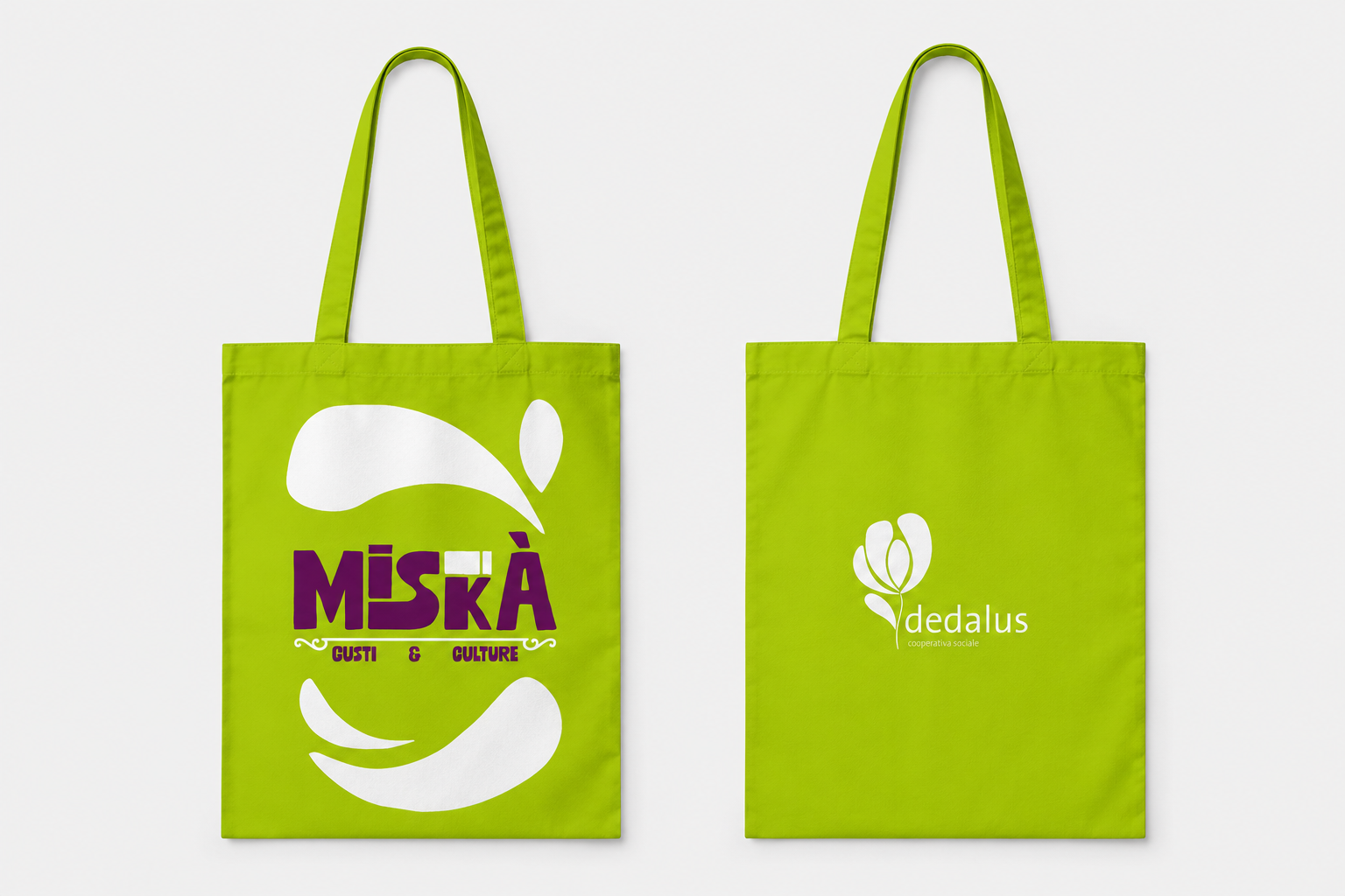 Shopper MISKIÀ del progetto sociale a Piazza Garibaldi Napoli