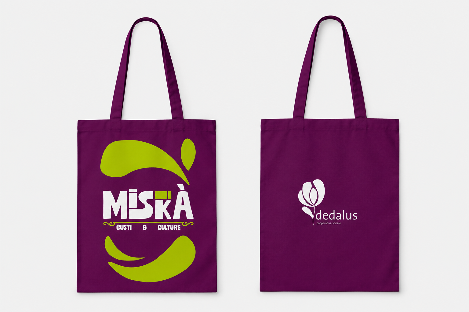 Shopper MISKIÀ del progetto sociale a Piazza Garibaldi Napoli
